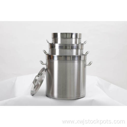 Hard stainless steel stockpot